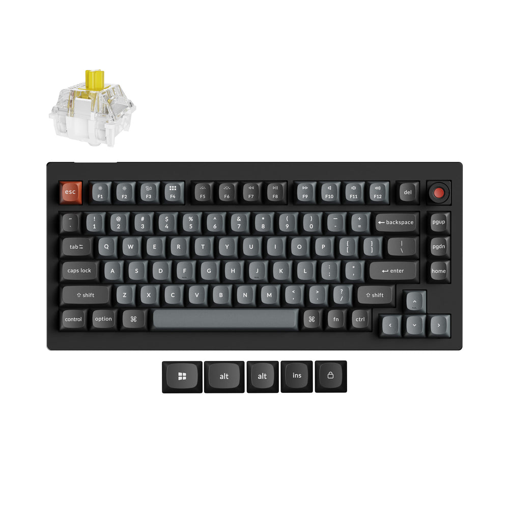 Teclado Mecánico Personalizado con Cable Keychron V1 8K QMK (Distribución US ANSI)