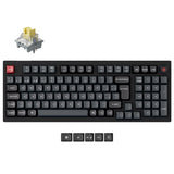 Keychron V5 8K QMK Wired Custom Mechanical Keyboard ISO Layout Collection