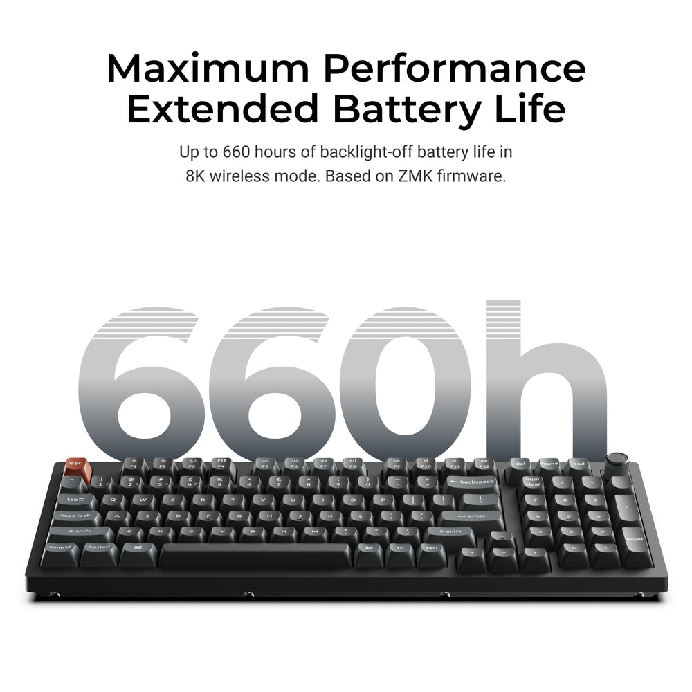 Teclado Mecánico Personalizado Inalámbrico Keychron V5 Ultra 8K (Distribución US ANSI)