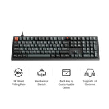 Keychron V6 8K QMK Wired Custom Mechanical Keyboard ISO Layout Collection