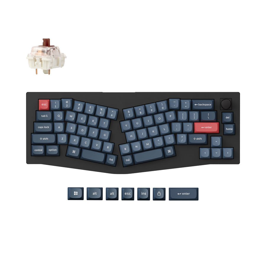 Teclado Mecánico Personalizado Keychron V8 Max (Distribución Alice) QMK (Distribución US ANSI)