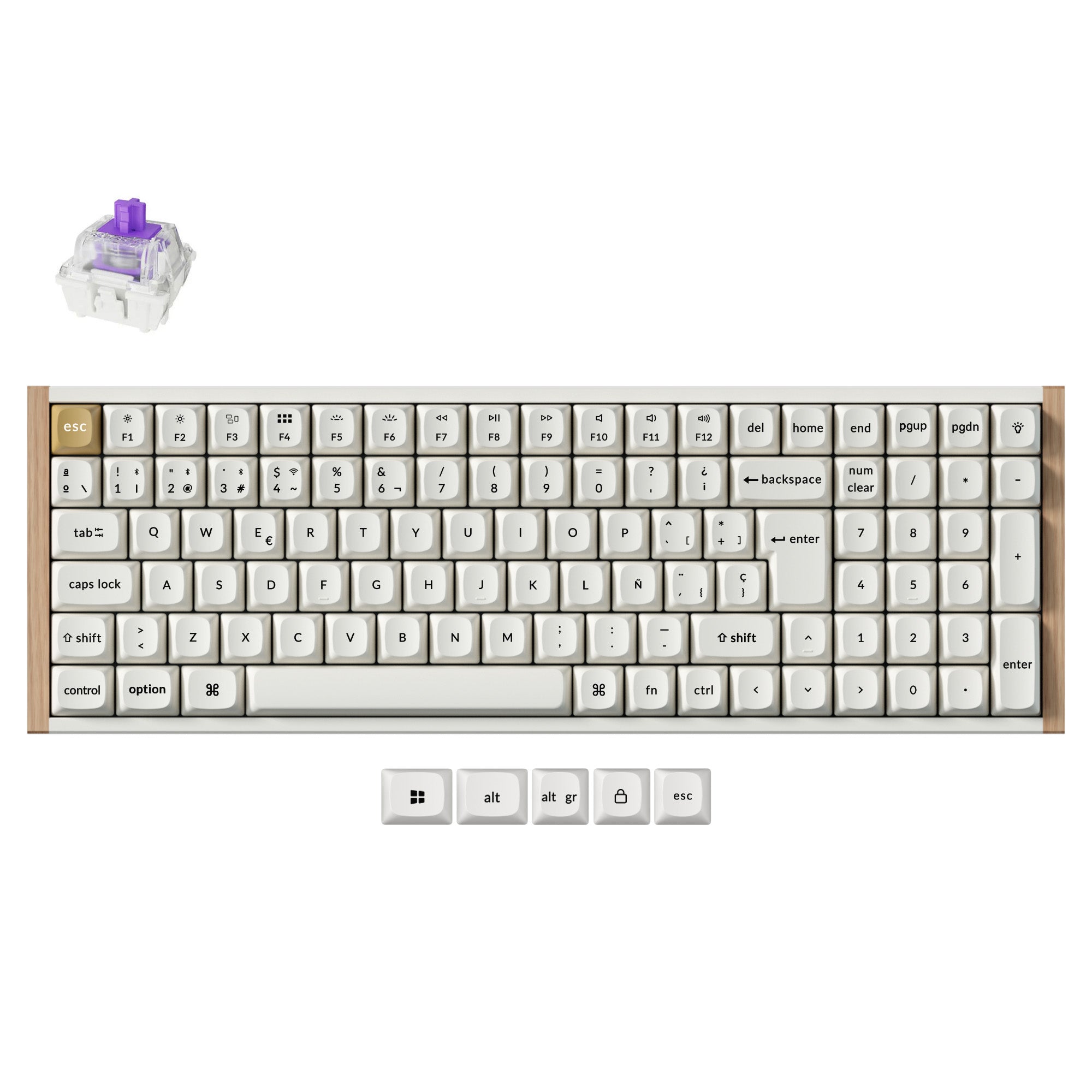 Keychron K4 HE Wireless Magnetic Switch Custom Keyboard ISO Layout Collection