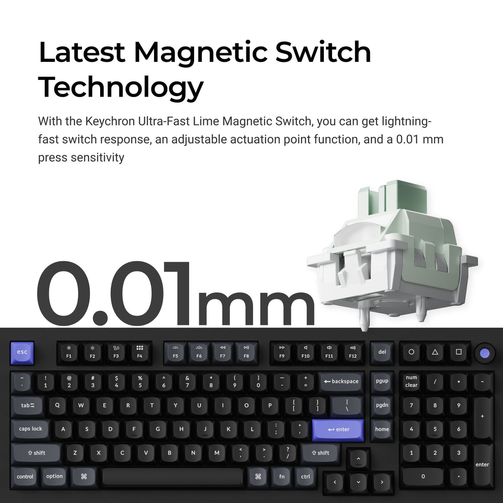Keychron Q5 HE 8K Wired Magnetic Switch Keyboard (US ANSI Layout)