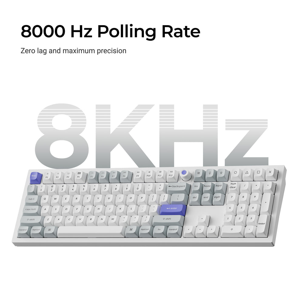 Keychron Q6 HE 8K Wired Magnetic Switch Keyboard (US ANSI Layout)