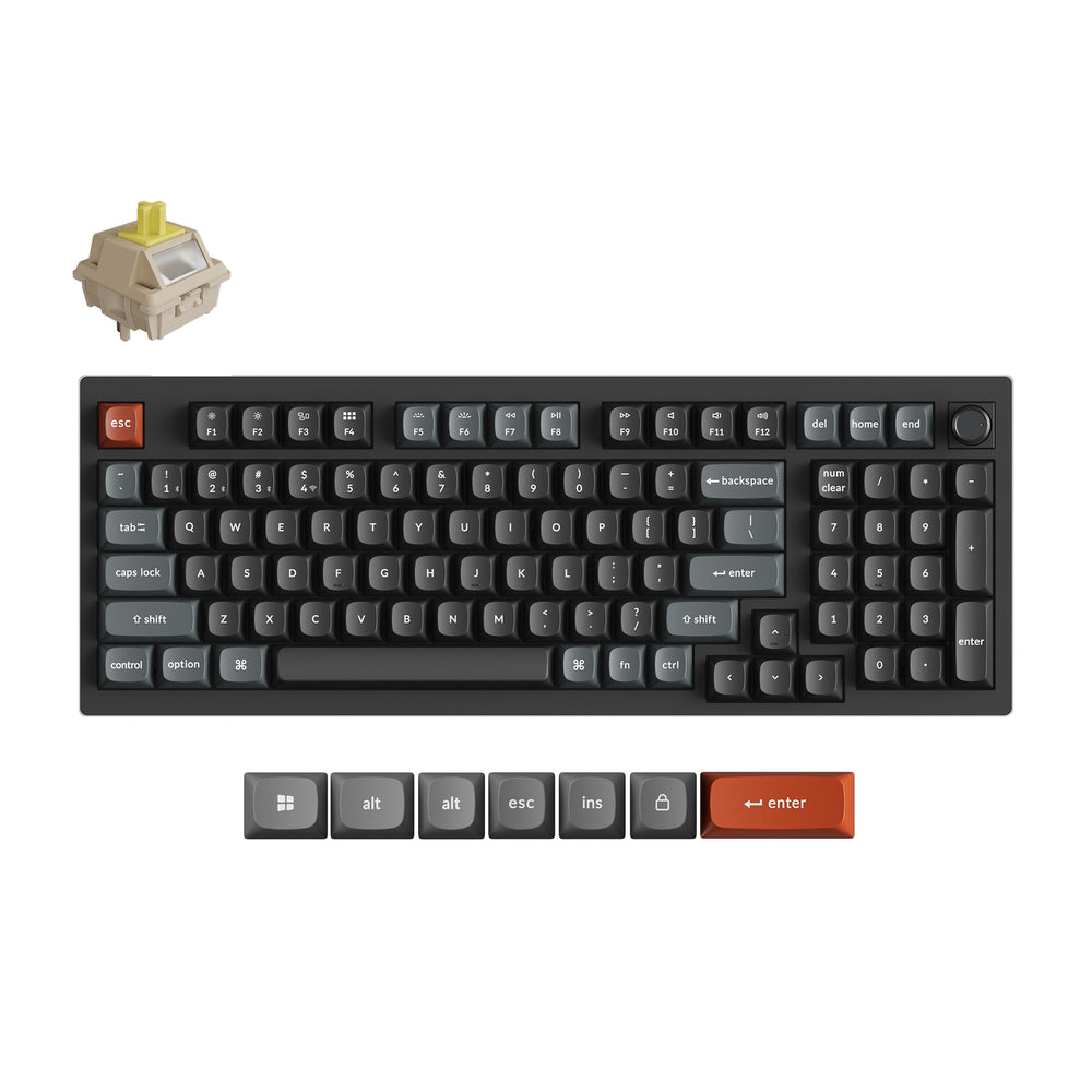 Teclado Mecánico Personalizado Inalámbrico Keychron V5 Ultra 8K (Distribución US ANSI)