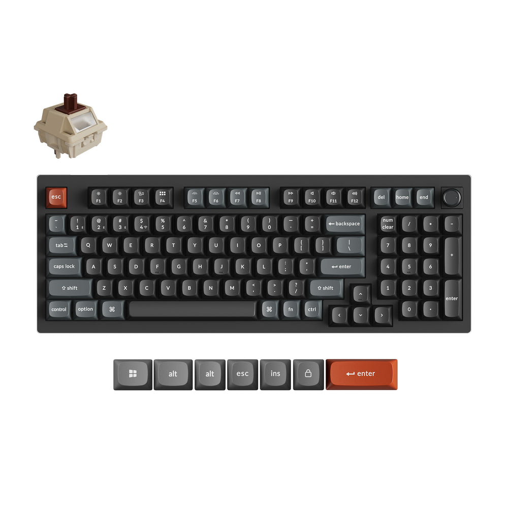 Teclado Mecánico Personalizado Inalámbrico Keychron V5 Ultra 8K (Distribución US ANSI)