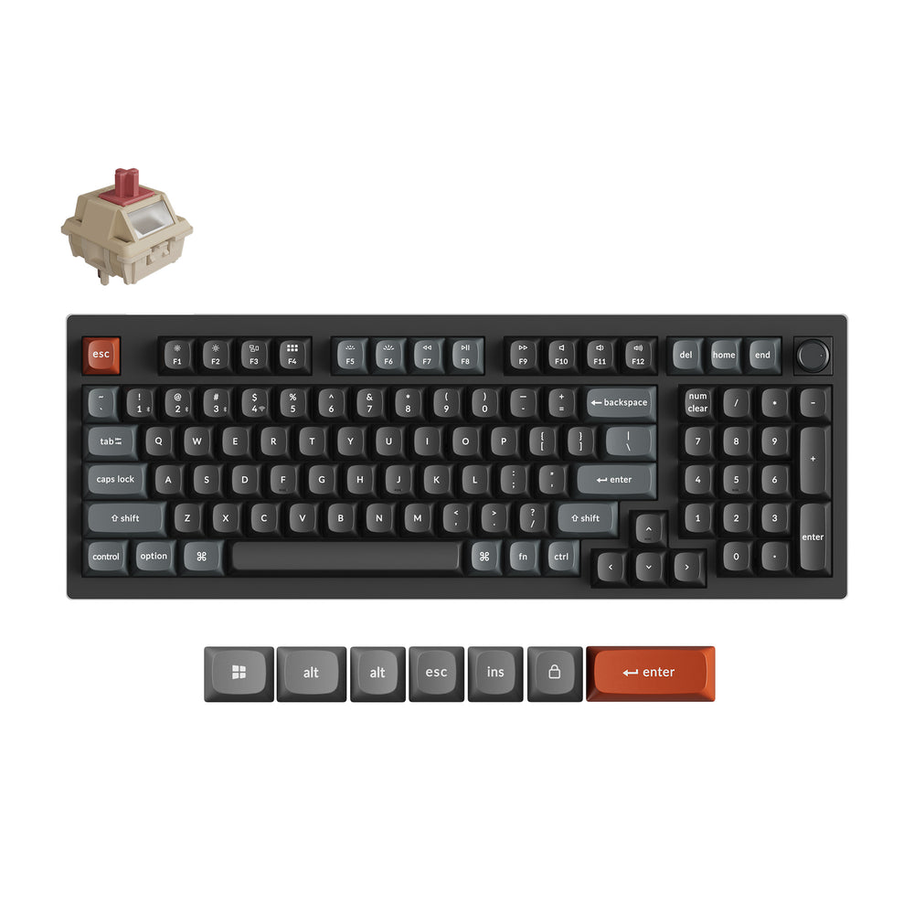 Teclado Mecánico Personalizado Inalámbrico Keychron V5 Ultra 8K (Distribución US ANSI)