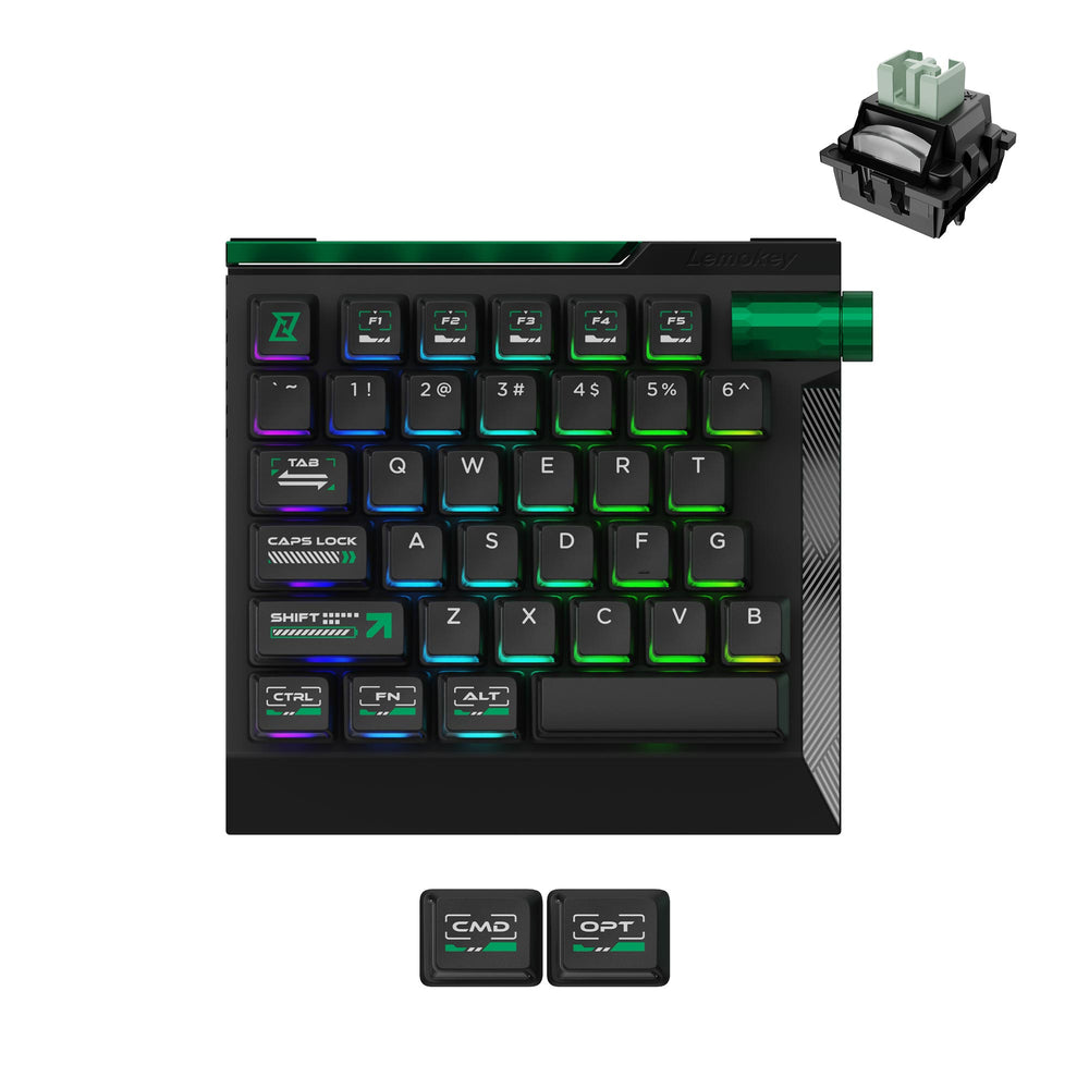 Teclado para Juegos de Una Mano Lemokey L0 HE con Interruptores Magnéticos