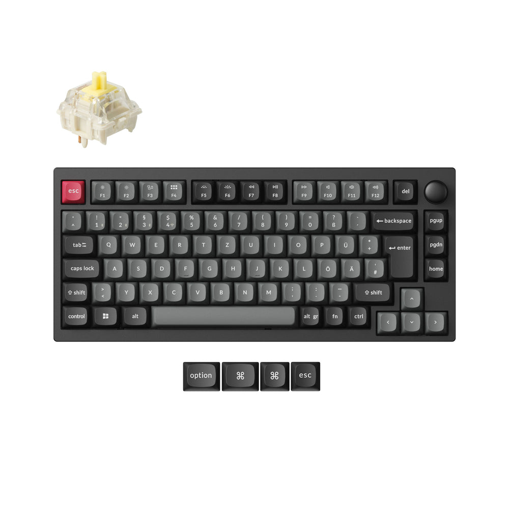 Colección de teclados mecánicos personalizados inalámbricos Lemokey P1 QMK con distribución ISO