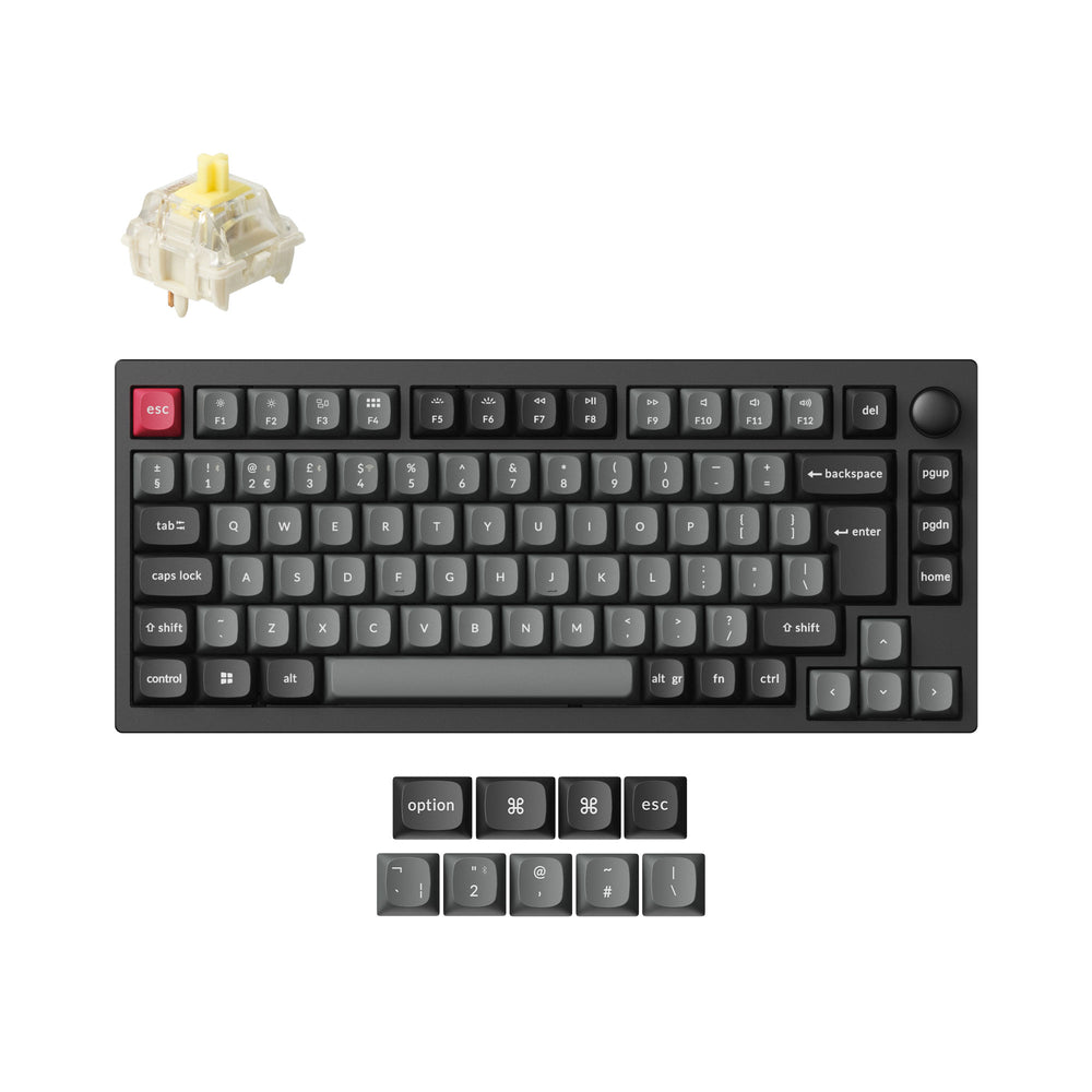 Colección de teclados mecánicos personalizados inalámbricos Lemokey P1 QMK con distribución ISO