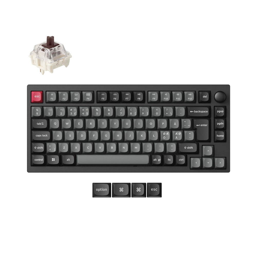 Colección de teclados mecánicos personalizados inalámbricos Lemokey P1 QMK con distribución ISO
