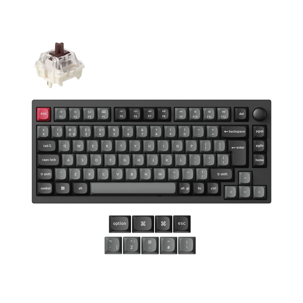 Colección de teclados mecánicos personalizados inalámbricos Lemokey P1 QMK con distribución ISO
