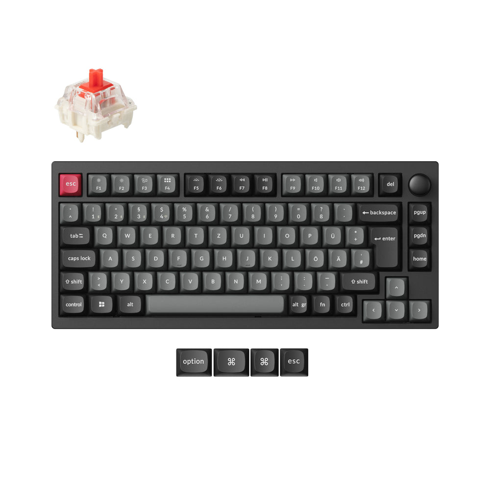 Colección de teclados mecánicos personalizados inalámbricos Lemokey P1 QMK con distribución ISO