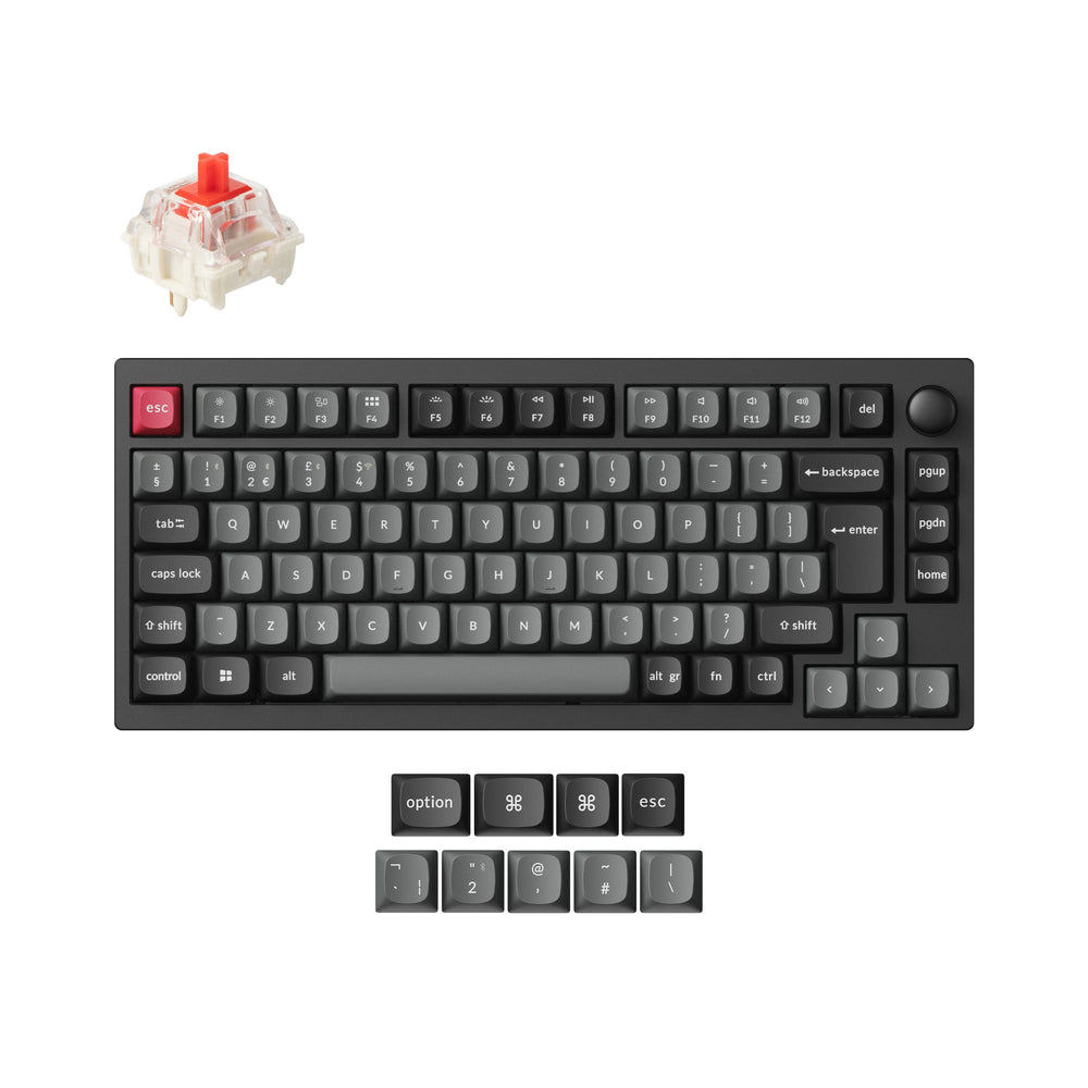 Colección de teclados mecánicos personalizados inalámbricos Lemokey P1 QMK con distribución ISO