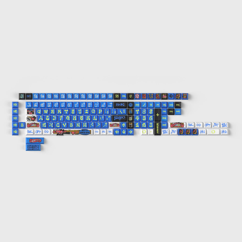 NINEGO - Conjunto completo de teclas Cherry Profile de PBT con sublimación