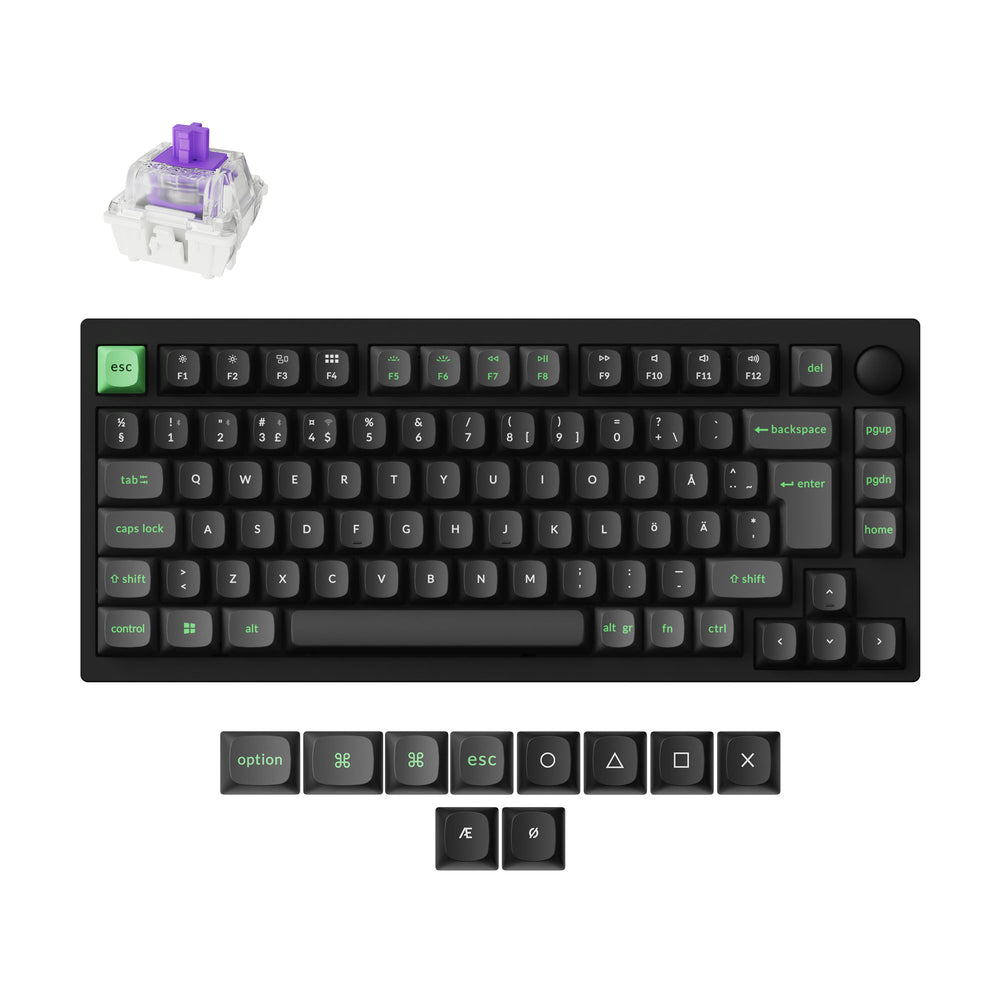 Colección de Teclados para Juegos Personalizados Lemokey P1 HE Inalámbrico con Interruptores Magnéticos Distribución ISO