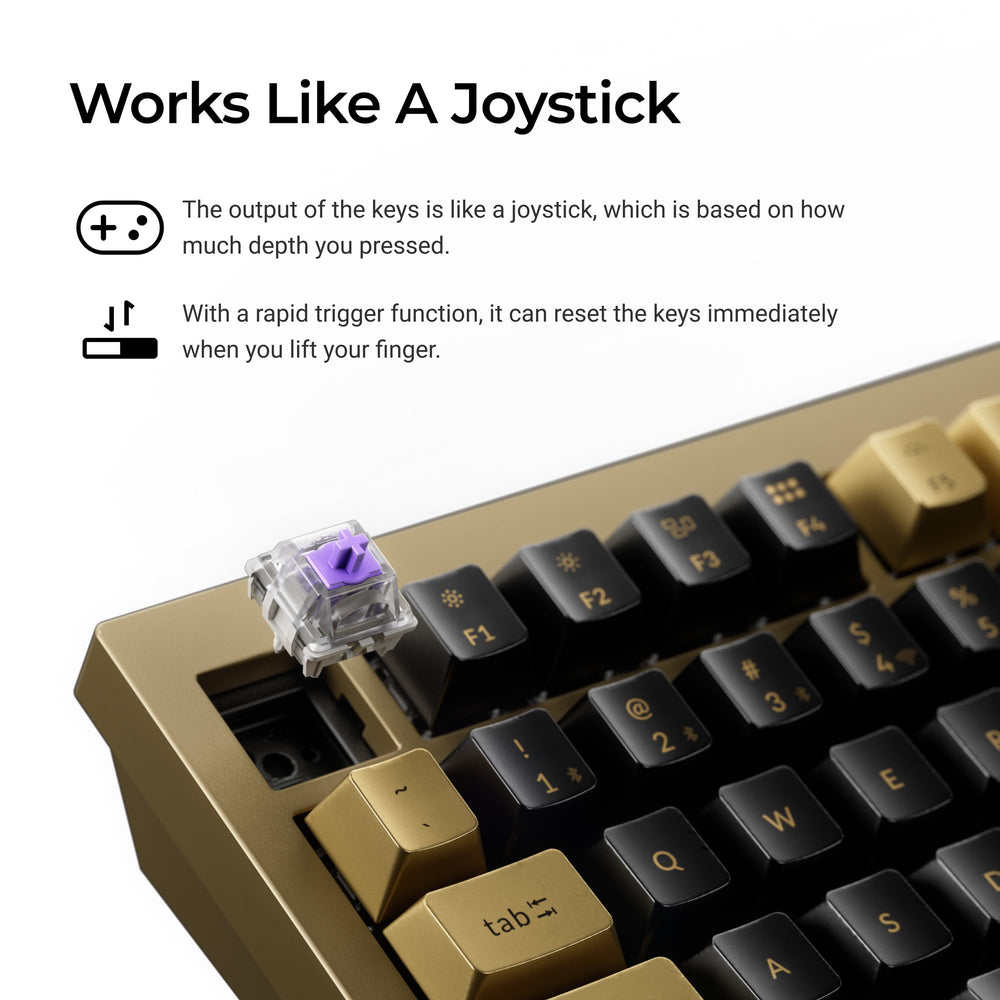 Keychron Q1 HE QMK Wireless Custom Keyboard - Copper Edition (US Layout)