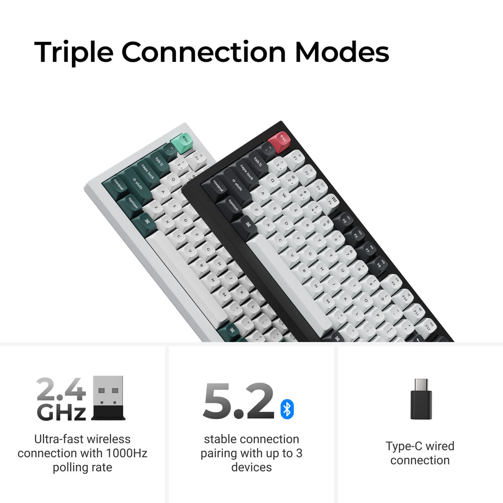 Keychron Q1 HE QMK Wireless Custom Keyboard