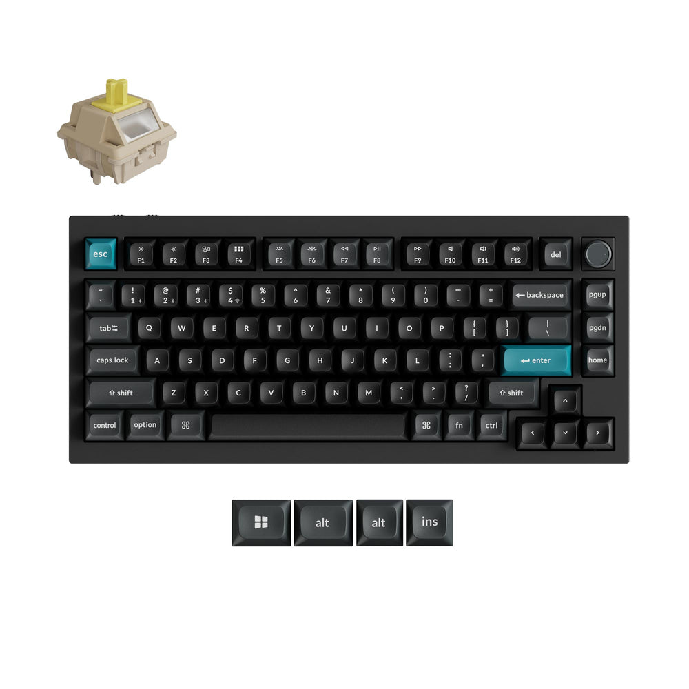 Teclado Mecánico Personalizado Inalámbrico Keychron Q1 Ultra 8K (Distribución US ANSI)