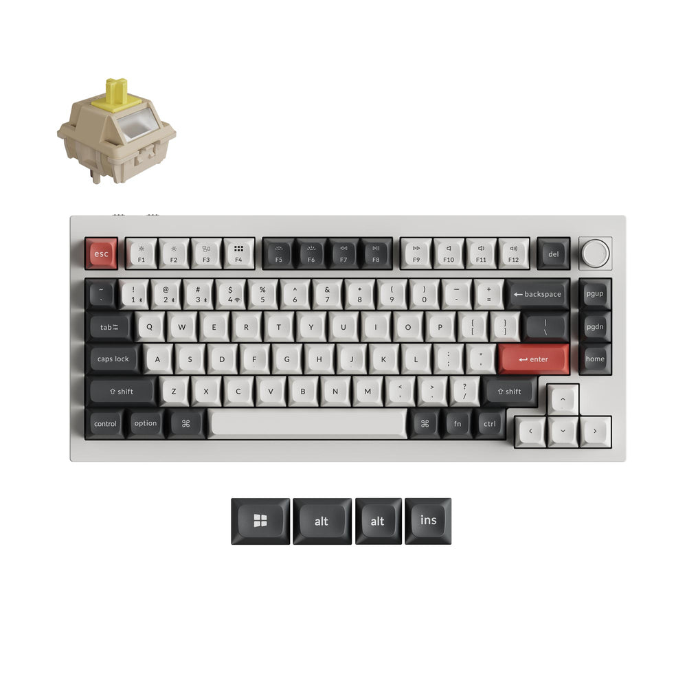 Teclado Mecánico Personalizado Inalámbrico Keychron Q1 Ultra 8K (Distribución US ANSI)