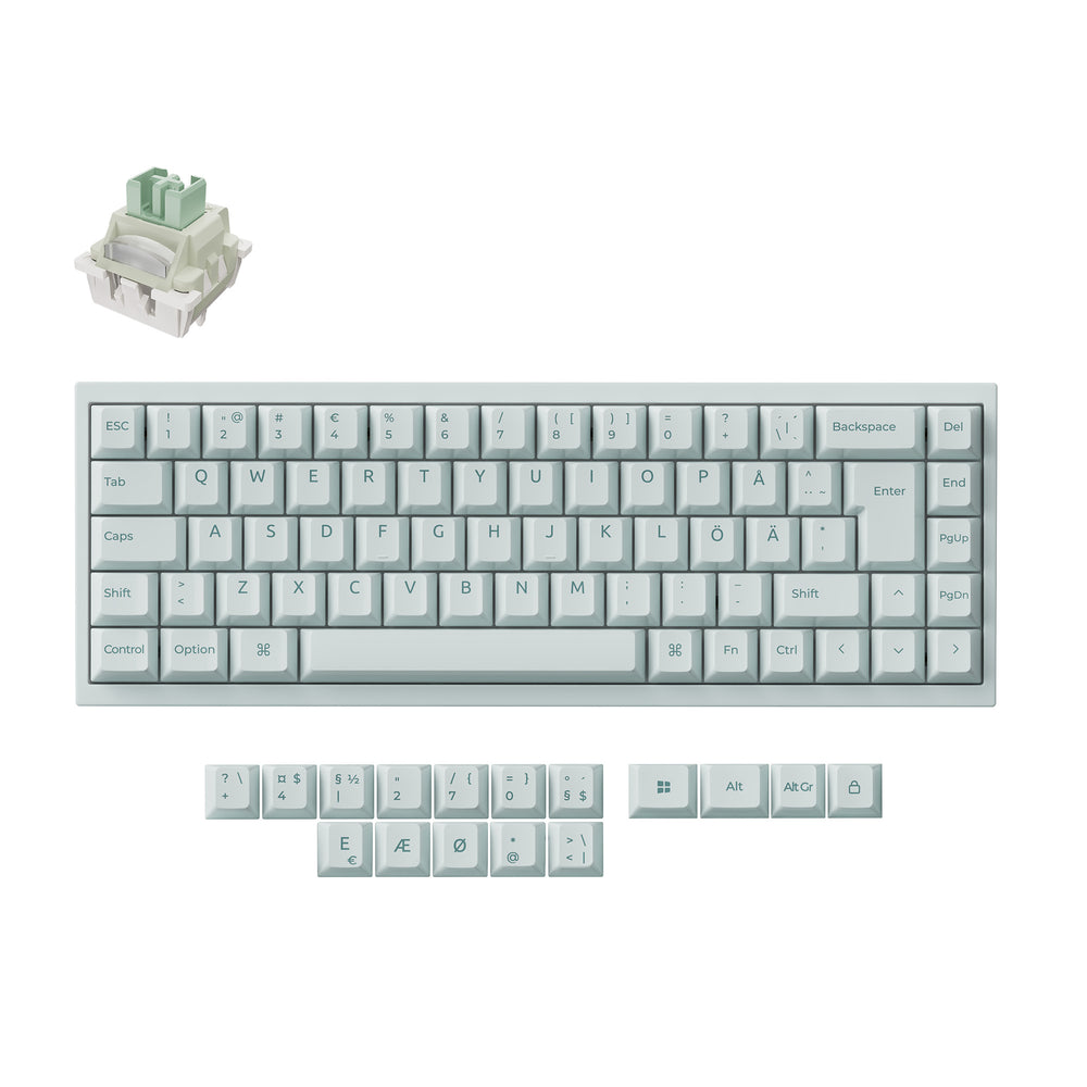 Keychron Q16 HE 8K Wired Magnetic Switch Keyboard ISO Layout Collection