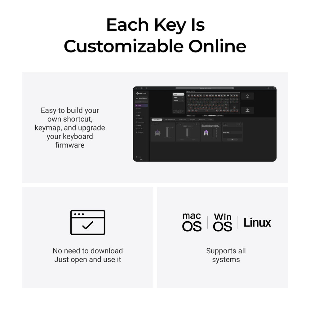 Keychron Q3 HE 8K Wired Magnetic Switch Keyboard (US ANSI Layout)