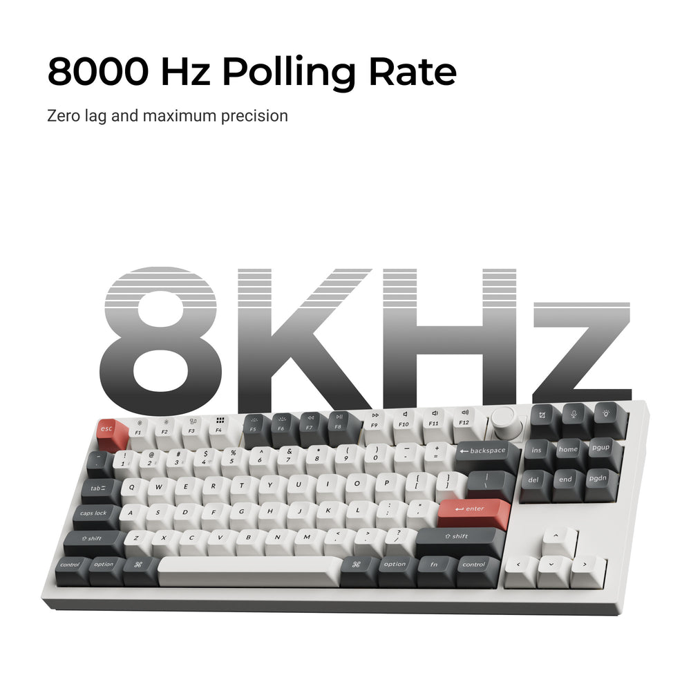 Teclado Mecánico Personalizado Inalámbrico Keychron Q3 Ultra 8K (Distribución US ANSI)