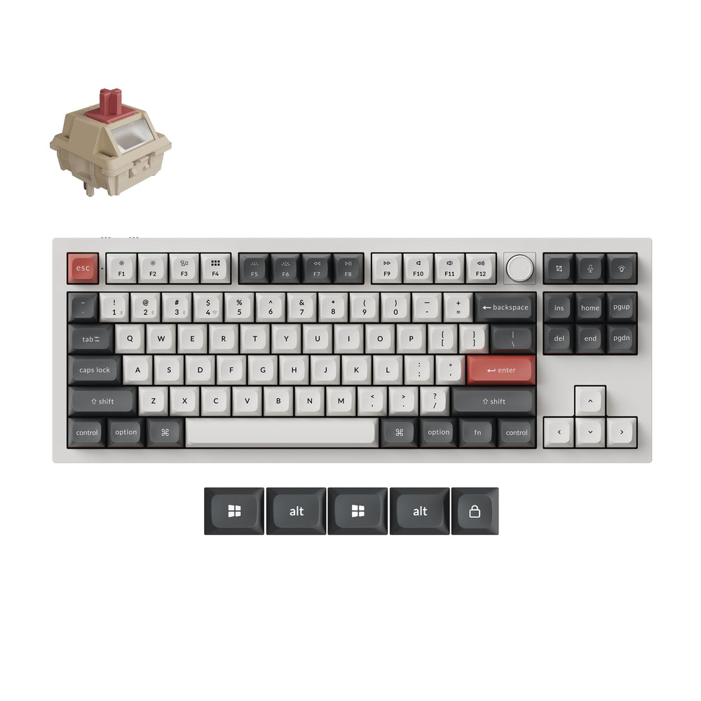 Teclado Mecánico Personalizado Inalámbrico Keychron Q3 Ultra 8K (Distribución US ANSI)