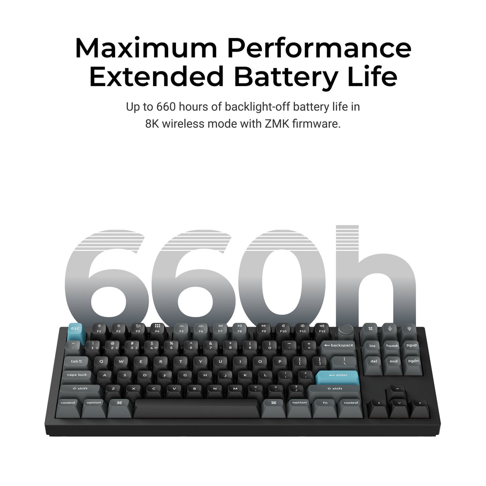 Teclado Mecánico Personalizado Inalámbrico Keychron Q3 Ultra 8K (Distribución US ANSI)