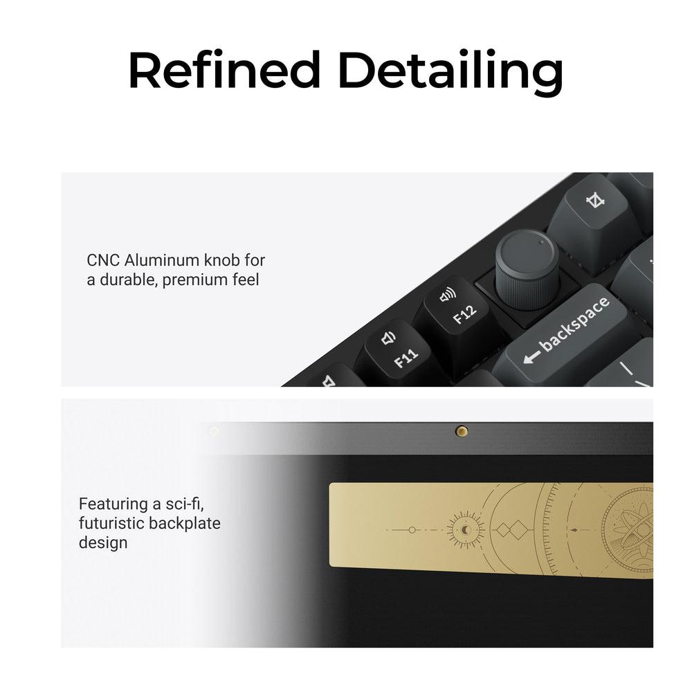 Teclado Mecánico Personalizado Inalámbrico Keychron Q3 Ultra 8K (Distribución US ANSI)