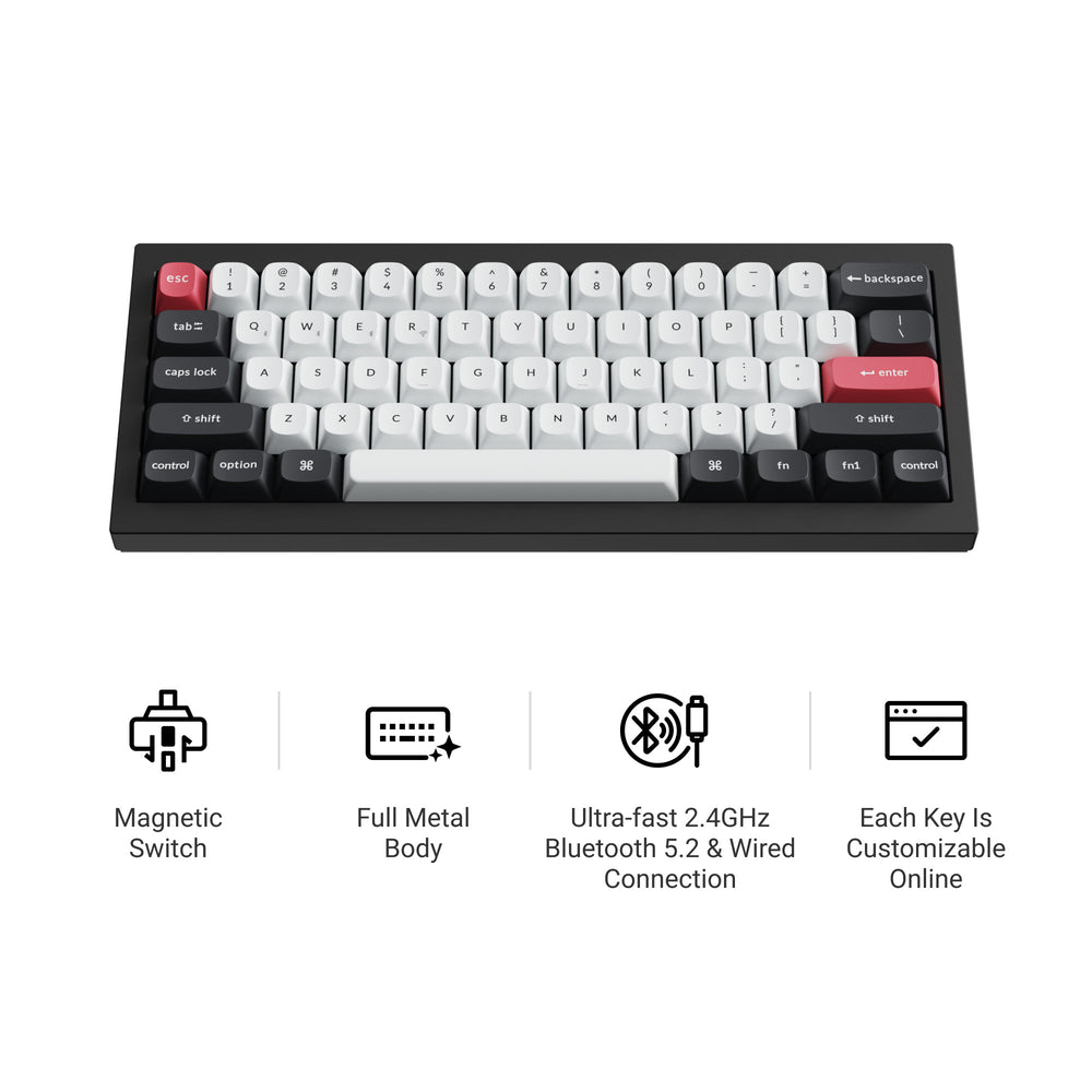 Keychron Q4 HE QMK Wireless Custom Keyboard (US Layout)