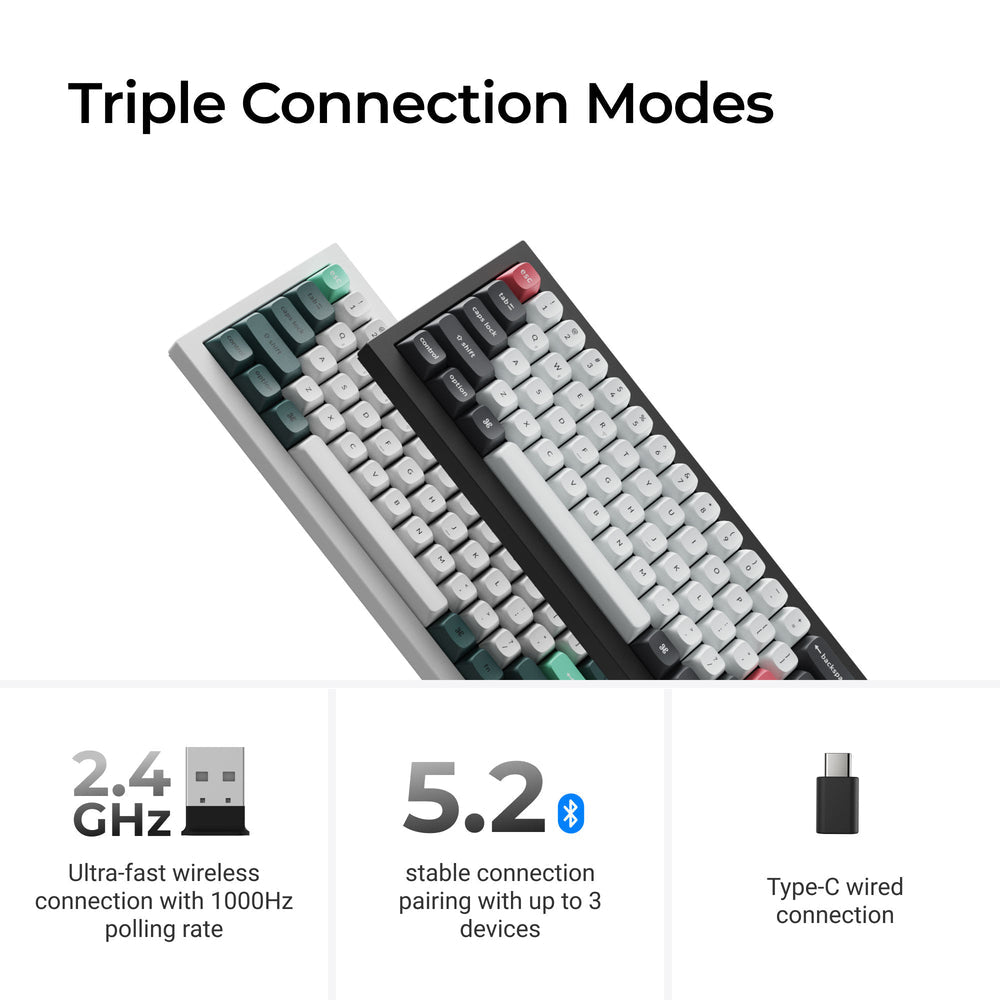 Keychron Q4 HE QMK Wireless Custom Keyboard (US Layout)