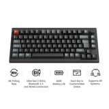 Keychron V1 Ultra 8K Wireless Custom Mechanical Keyboard ISO Layout Collection