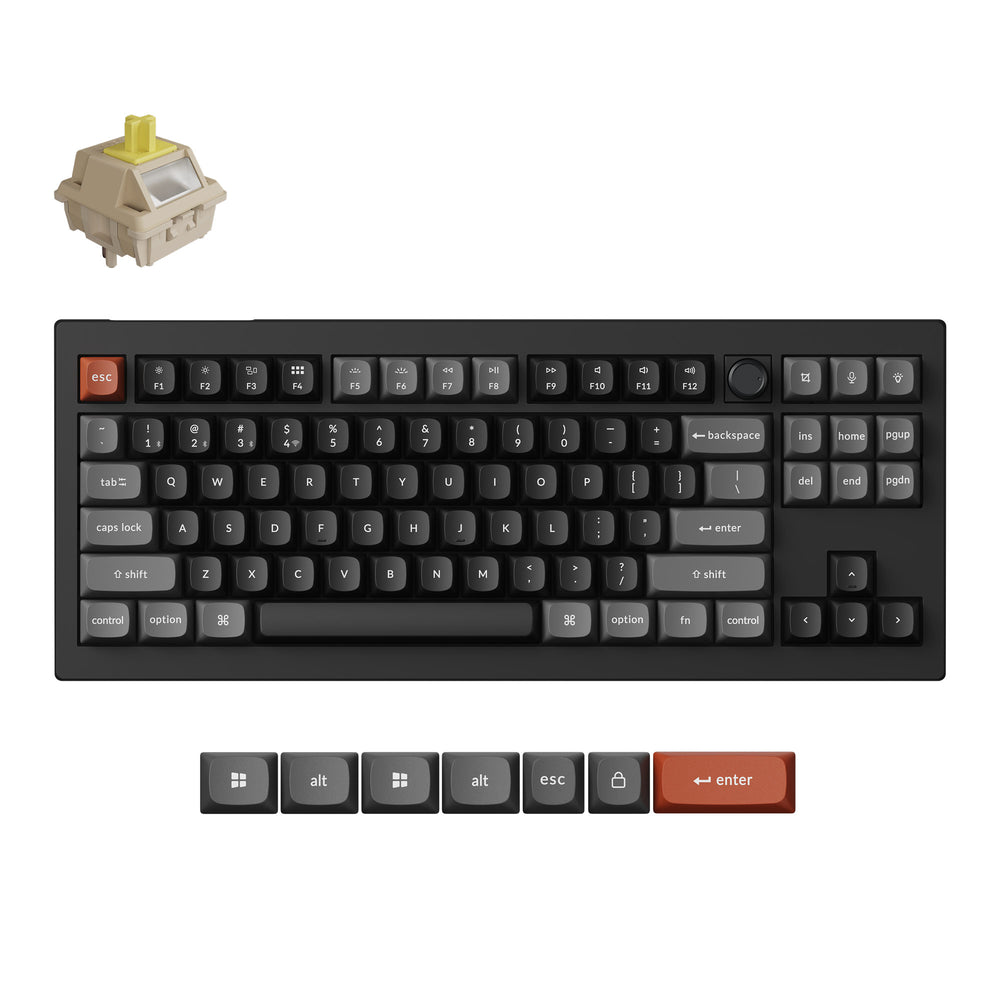 Teclado Mecánico Personalizado Inalámbrico Keychron V3 Ultra 8K (Distribución US ANSI)