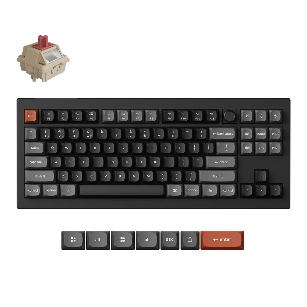 Teclado Mecánico Personalizado Inalámbrico Keychron V3 Ultra 8K (Distribución US ANSI)