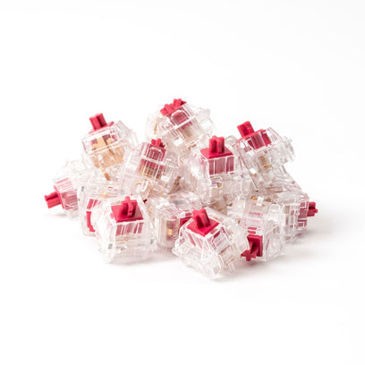 Interruptor lineal Kailh Crystal Burgundy Pro