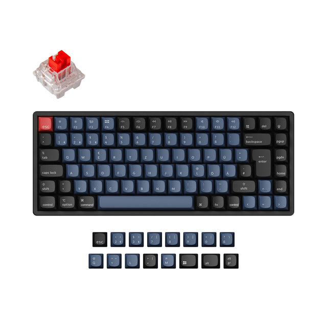 Keychron K2 Pro QMK/VIA Wireless Mechanical Keyboard ISO Layout Collec ...