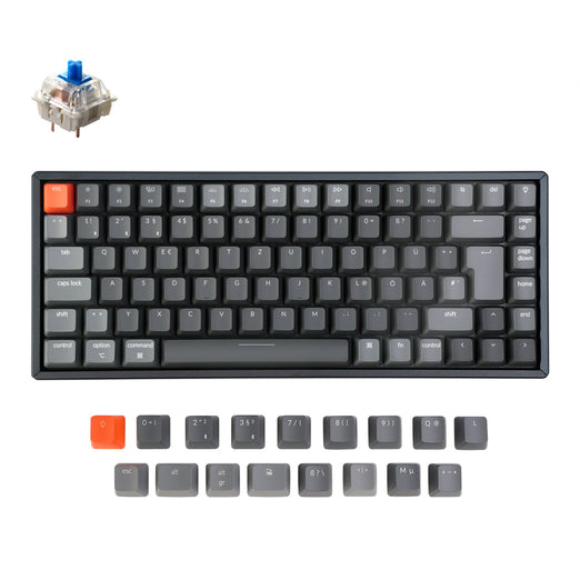 Teclado Mecánico Inalámbrico Keychron K2 (Distribución Alemana ISO-DE) - Versión 2