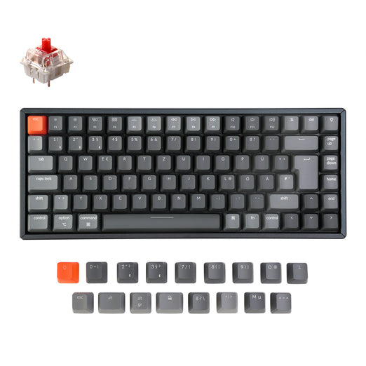 Teclado Mecánico Inalámbrico Keychron K2 (Distribución Alemana ISO-DE) - Versión 2