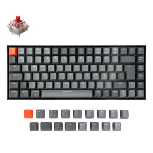 Teclado Mecánico Inalámbrico Keychron K2 (Distribución Alemana ISO-DE) - Versión 2