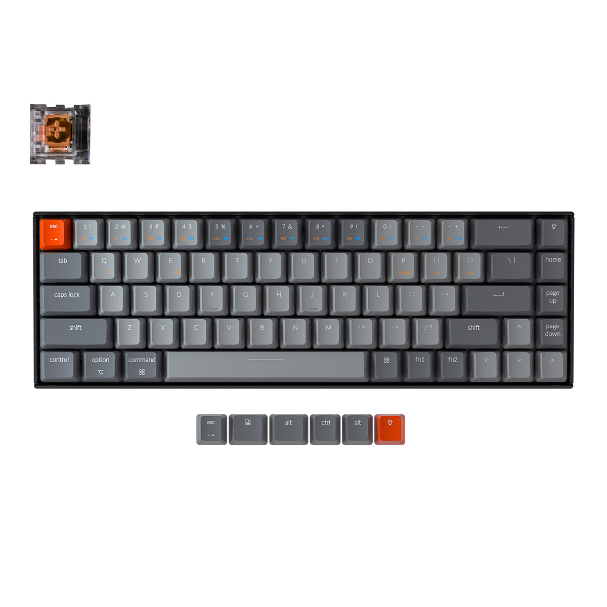 Teclado Mecánico Inalámbrico Keychron K6 (Teclado US ANSI)