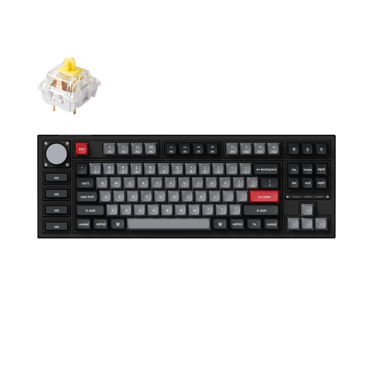 Teclado Mecánico Personalizado Inalámbrico Keychron Q3 Pro QMK/VIA (Distribución US)