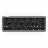 Keychron V7 QMK VIA custom mechanical keyboard 70 percent layout frosted black barebone for Mac Windows Linux RGB backlight