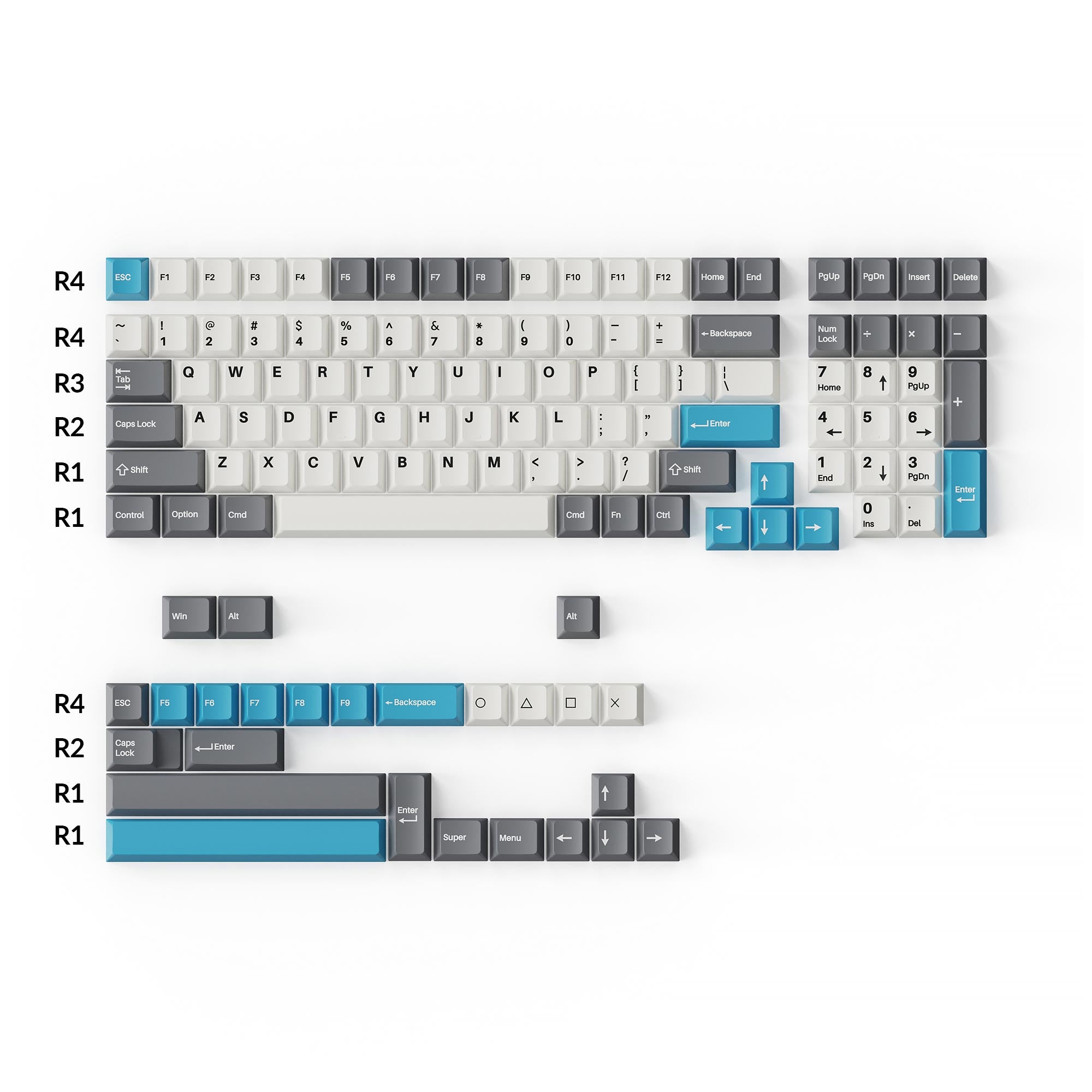 Key Tech Keyboard Pattern Keychron K4 QMK Wireless Mechanical Keyboard (Version 3) (US ANSI Layo ...