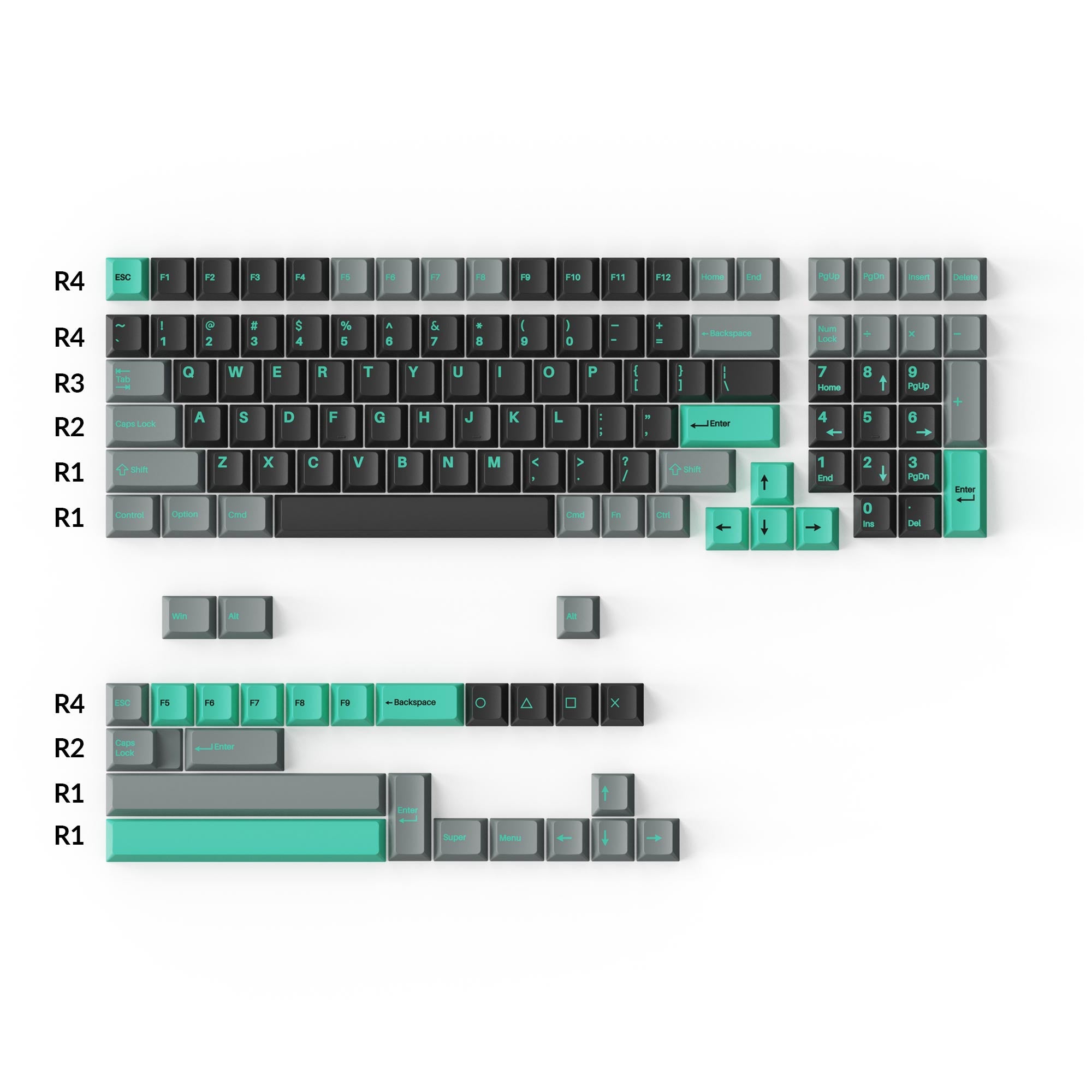 Key Tech Keyboard Pattern Keychron K4 QMK Wireless Mechanical Keyboard (Version 3) (US ANSI Layo ...