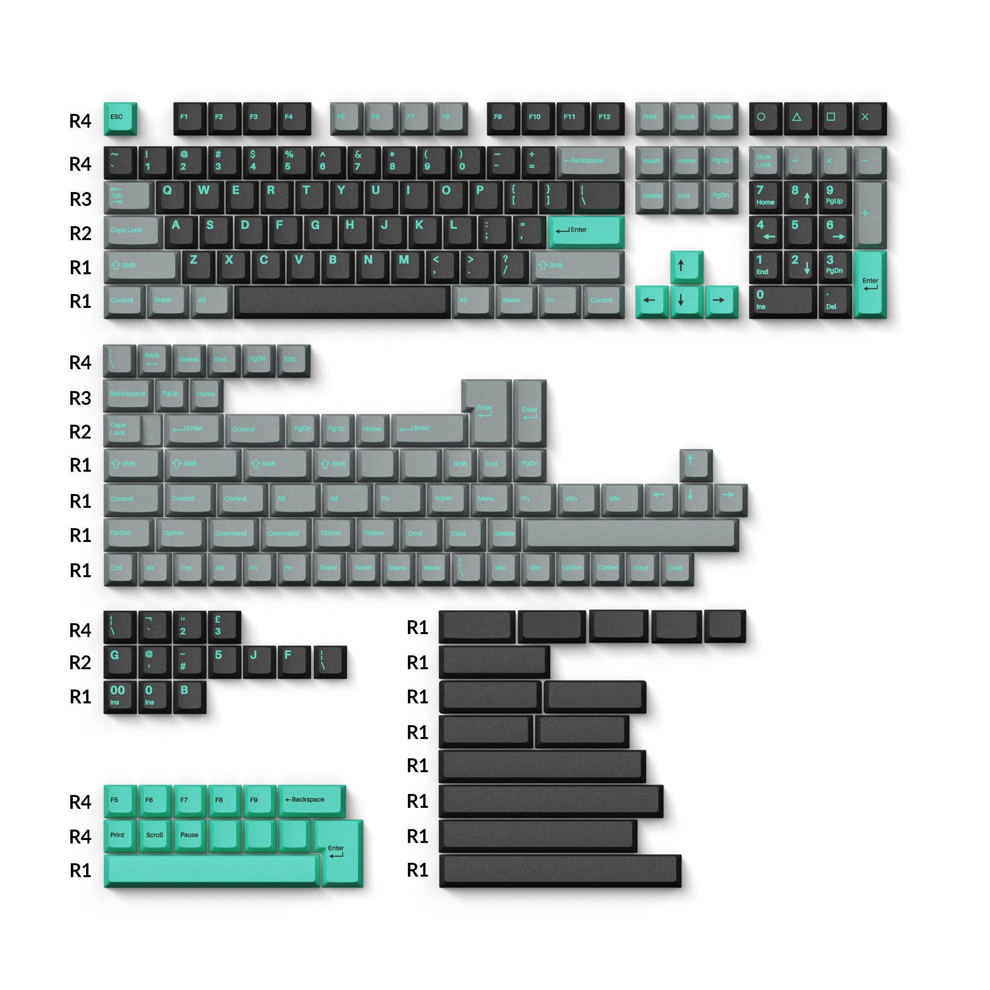 Keychrom Keyboard Layout Keychron K4 QMK Wireless Mechanical Keyboard (Version 3) (US ANSI Layo ...