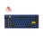 Lemokey L1 QMK VIA Wireless Custom Gaming Keyboard 75% Layout Aluminum Navy Blue Fully Assembled for Windows Mac Linux Gateron Jupiter Red