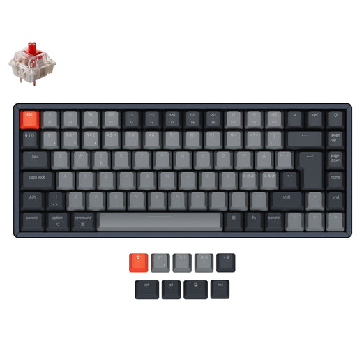 Teclado Mecánico Inalámbrico Keychron K2 (Distribución ISO Nórdica) - Versión 2
